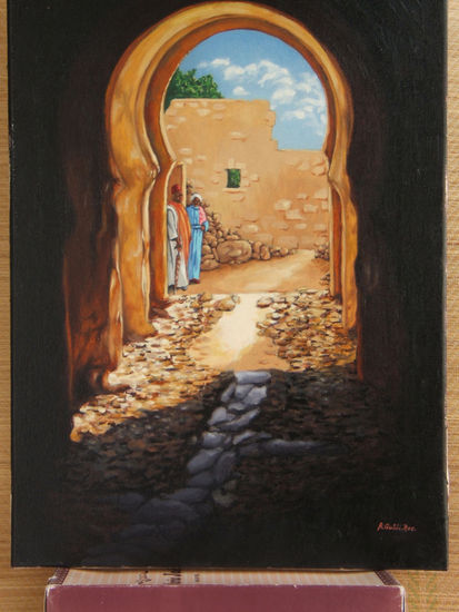 Ruinas árabes Oil Canvas Landscaping