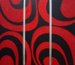 sicodelico rojo negro