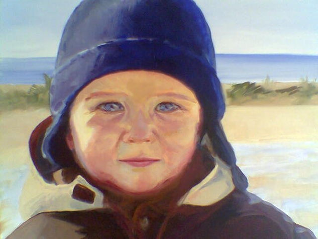 Robin Oil Canvas Portrait