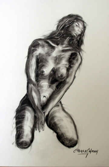 Desnudo I Charcoal