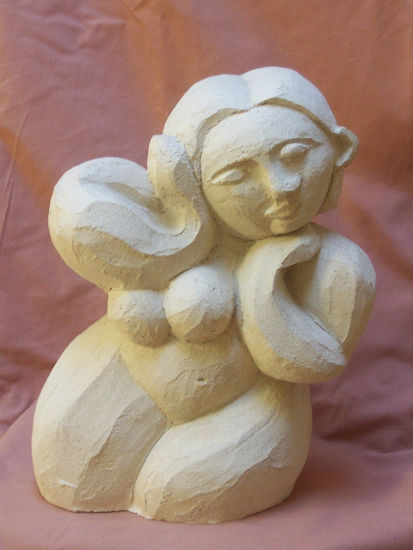 MADONNA DE PICASSO I Terracotta Figurative