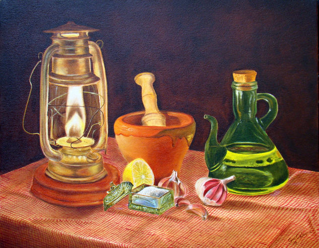 Bodegon 2 Oil Canvas Still Life Paintings