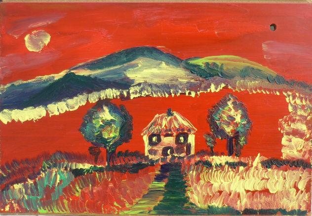 La casa bajo el cielo rojo