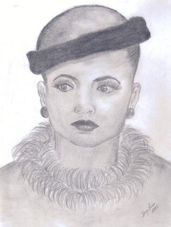 Gabriela Spanic Charcoal