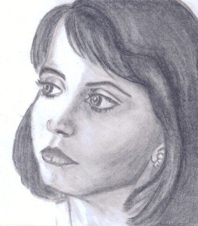 Gabriela Spanic Charcoal