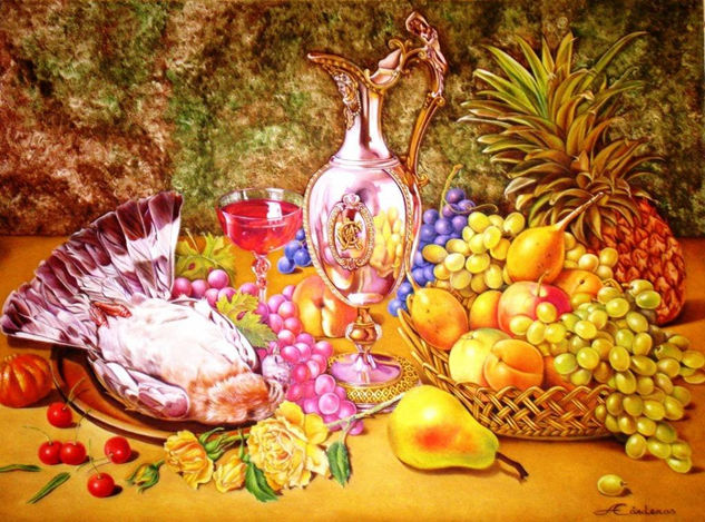 Bodegón I Oil Canvas Still Life Paintings