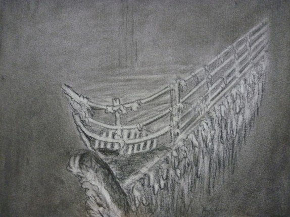 Titanic en la profundidad Charcoal