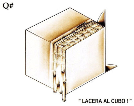 " lacera al cubo ! "