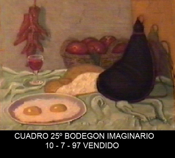 bodegon imaginario Oil Canvas Still Life Paintings