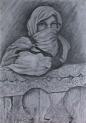 muchacha tuareq Pencil