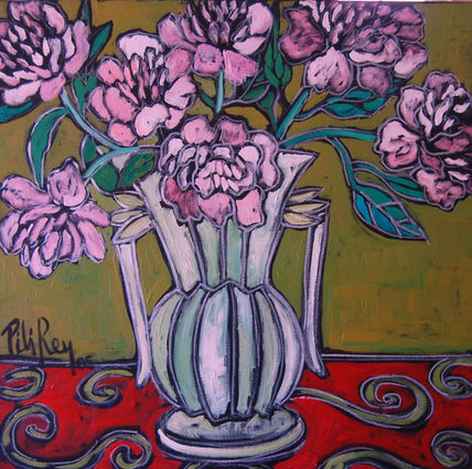 Pink peonies