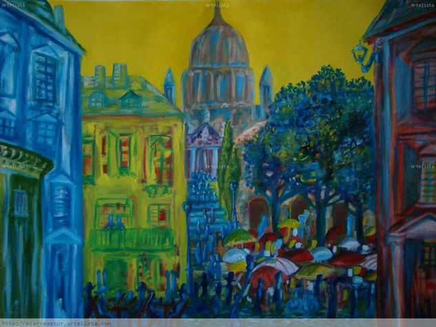 place du tertre Oil Canvas Landscaping