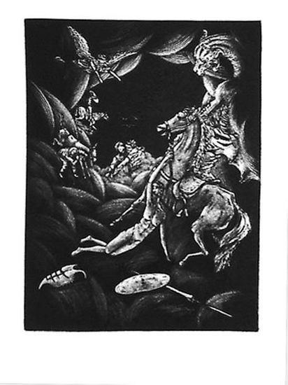 Soñando con el Quijote Etching Process