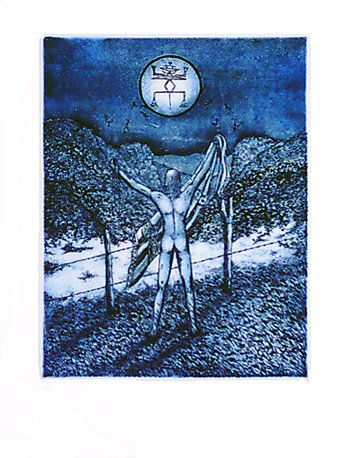 A un paso de la lbertad Etching Process