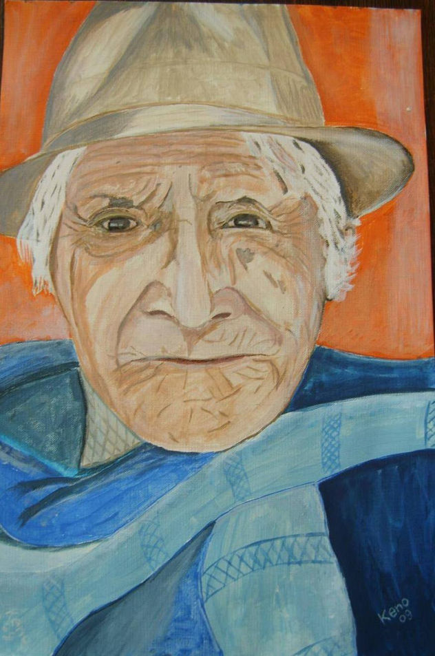 rostro andino - obra vendida