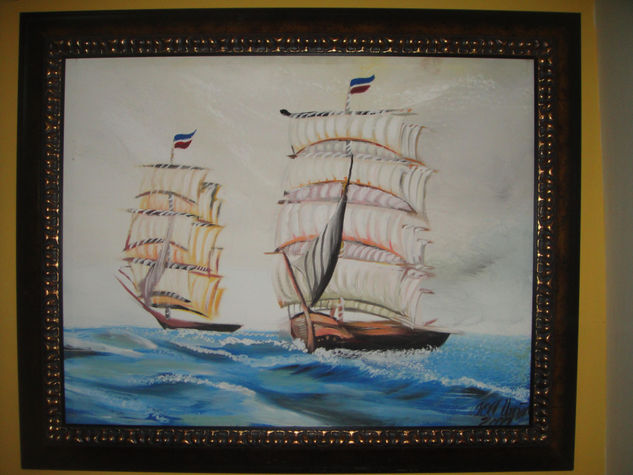 barcos Oil Canvas Landscaping