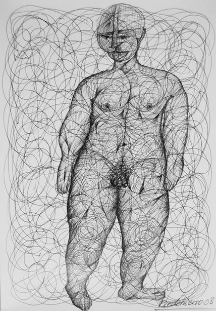 Desnudo sin miedos.