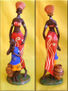 Africana e filho peq. pintura artesanal R$27,00