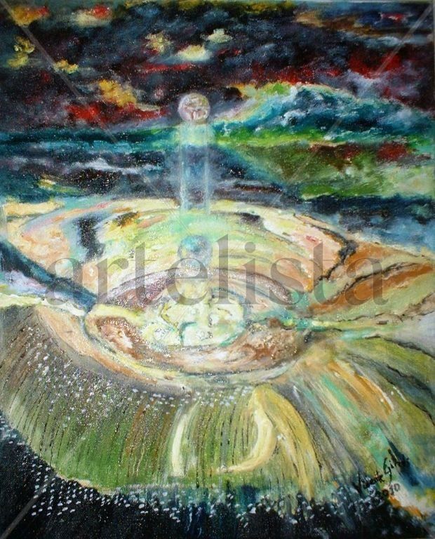 "El Resurgir" óleo sobre lienzo.(41X33 cm)
