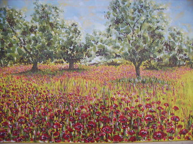 La primavera de España Acrylic Canvas