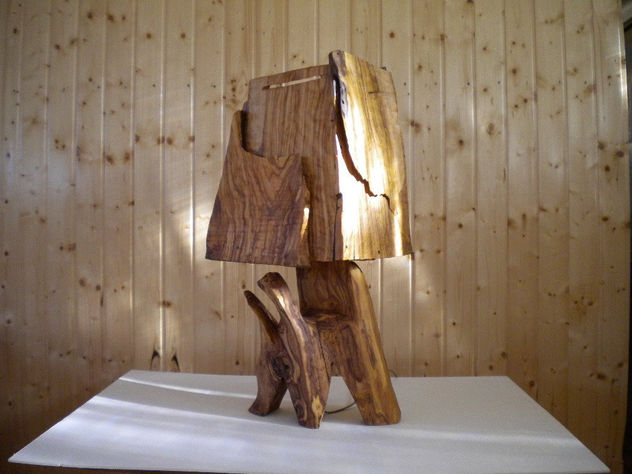 escultura lampara