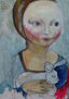 Muchacha con conejo