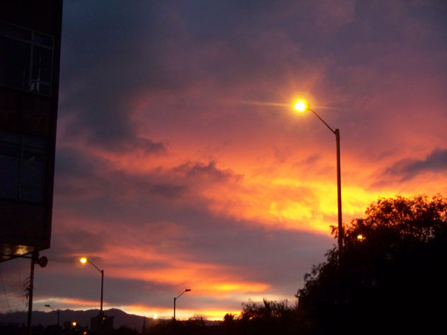 atardecer en bogota