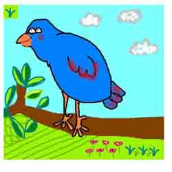el loro azul