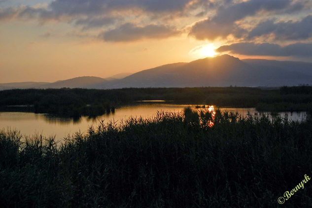 Atardecer en marjal del moro 