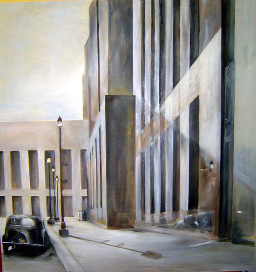 N.Y.1948 Oil Panel Landscaping