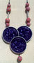 Collar trio Morado