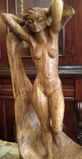 Desnudo de mujer Wood Figurative