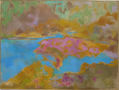 Susana Rojas. 2000 Delta azul. Óleo. 60 x 80 cm