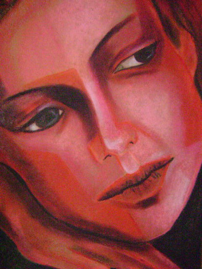 Rostros del alma Pastel Papel Otros