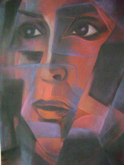 Rostros del alma Pastel Paper Others