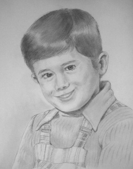 Autoretrato Pencil (Black) Paper Portrait