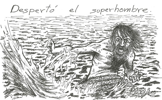 Desperto el superhombre. Tinta