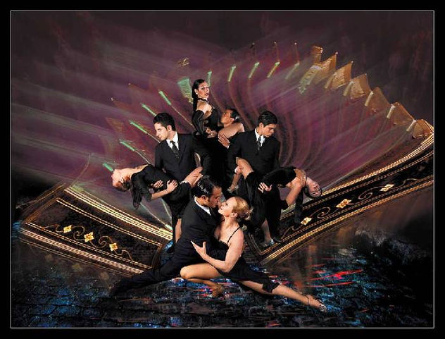 BANDONEON'S CHOREOGRAHPY  (medida 50 cm. x 70 cm.)