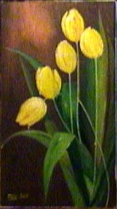 tulipanes amarillos