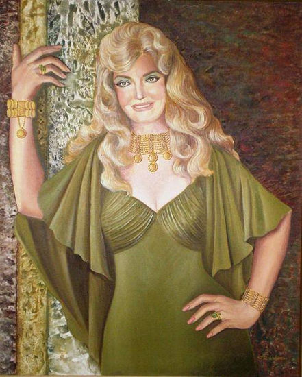 Dña: Juanita Forzán Dagger ( Madre del Pintor ) Óleo Lienzo Retrato