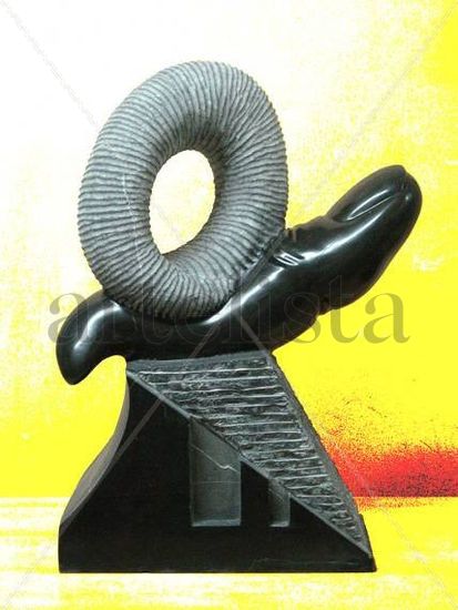 "Dedo-caracol VII" Stone Figurative