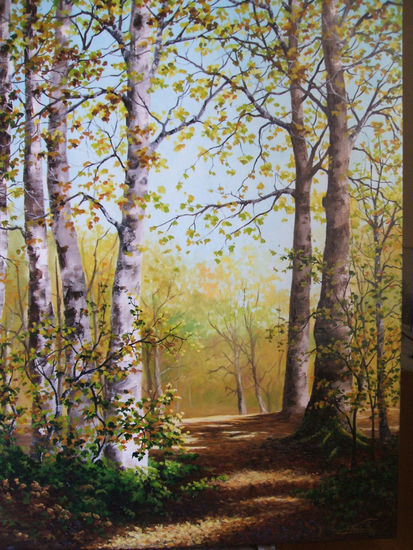 Parque en otoño II Oil Canvas Landscaping