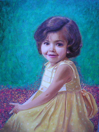 Hija de María Dolores Oil Canvas