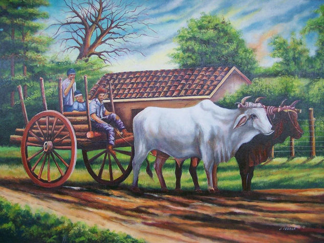 La Carreta Acrylic Canvas Landscaping