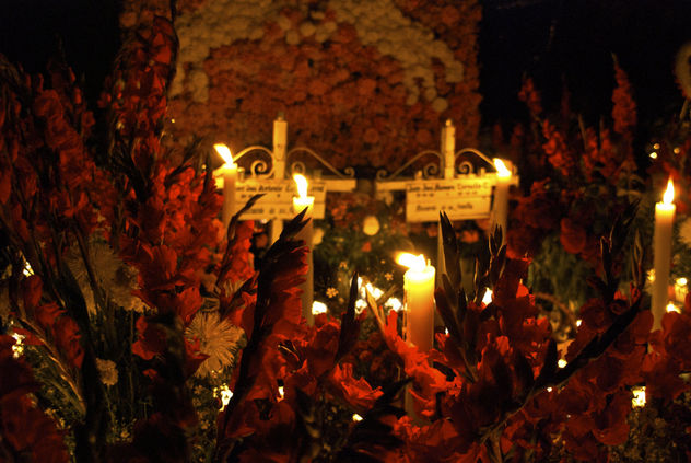 Cementerio Ztinzuntzan, día de muertos.