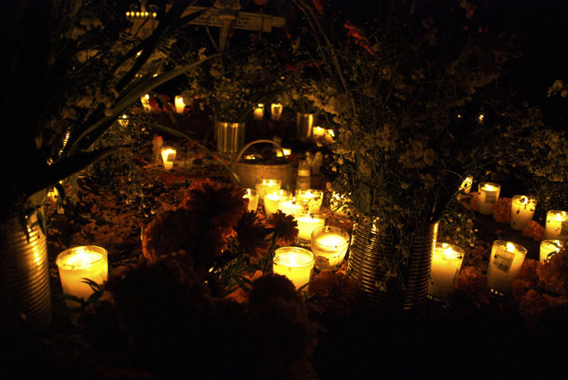 Cementerio Ztinzuntzan, día de muertos.