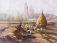 vista del monasterio de san Cugat años 1920