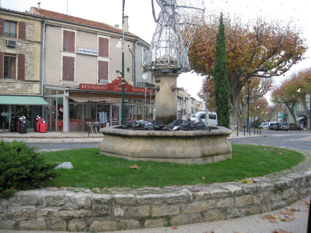 Las palomas del pueblo lavandose