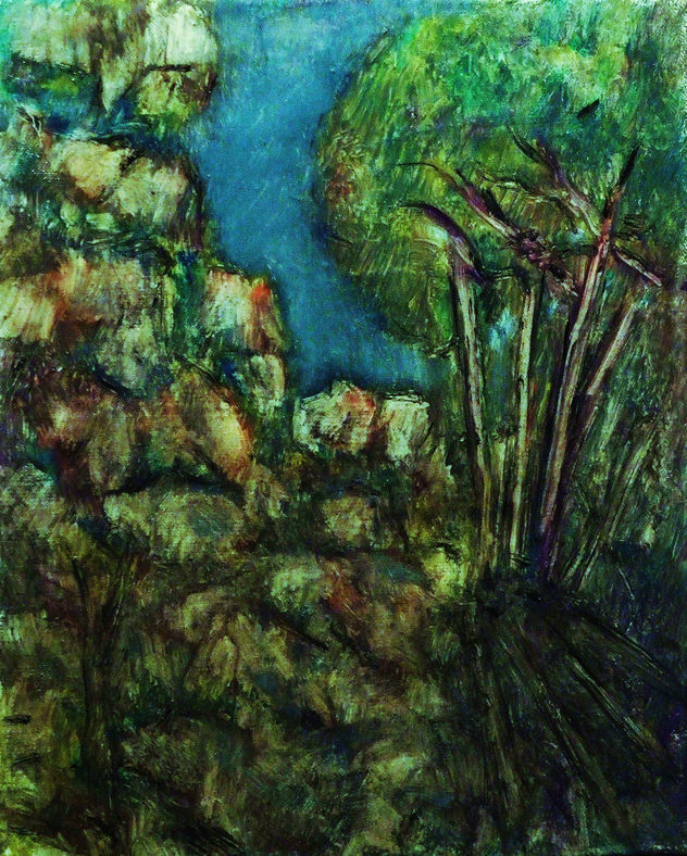 "Rochers dans la forêt"