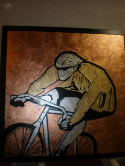 EL CICLISMO Oil Canvas Sports